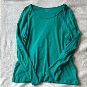 Women's Teal Long Sleeve Top